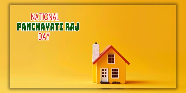PSD national panchayati raj day background