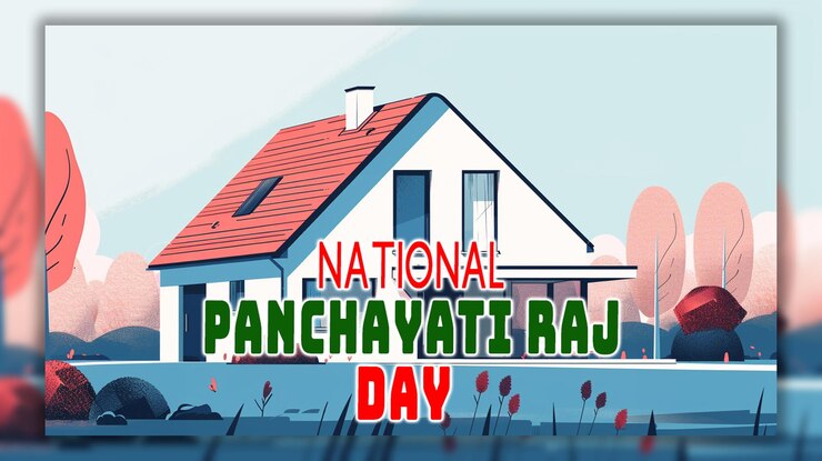 PSD national panchayati raj day background