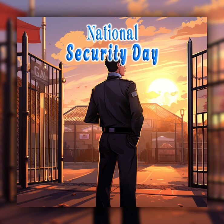 PSD national security day male security guard with uniform