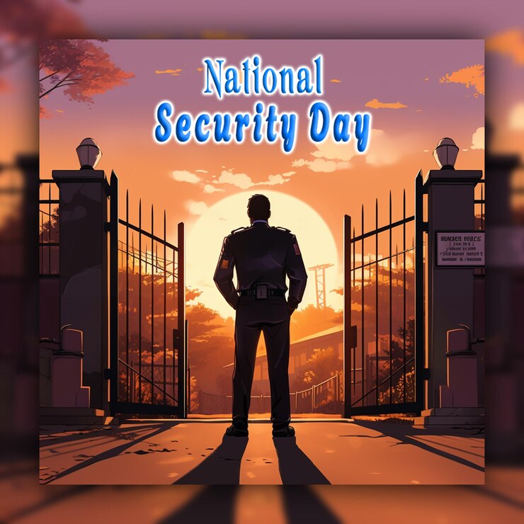 PSD national security day male security guard with uniform