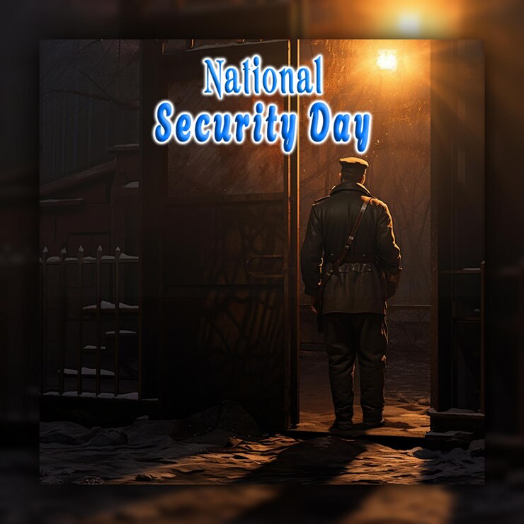 PSD national security day male security guard with uniform