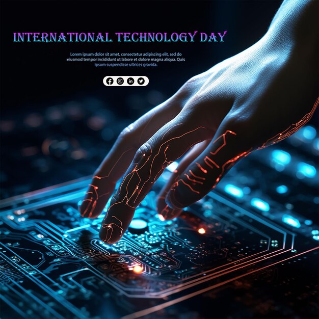 National technology day technology day concept