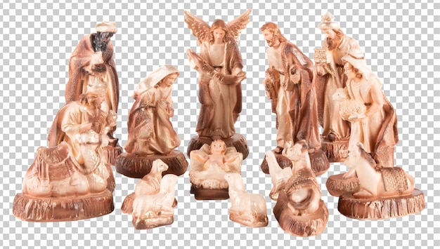 PSD nativity scene png transparent background