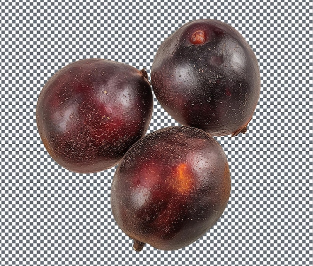 Natural and Fresh Ngozi Nutmeg Nectarine Nibbles isolated on transparent background