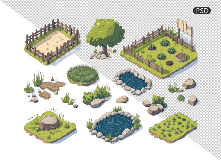 PSD natural farm irrigation pond