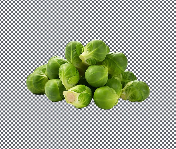 PSD natural and fresh jade cross brussels isolated on transparent background
