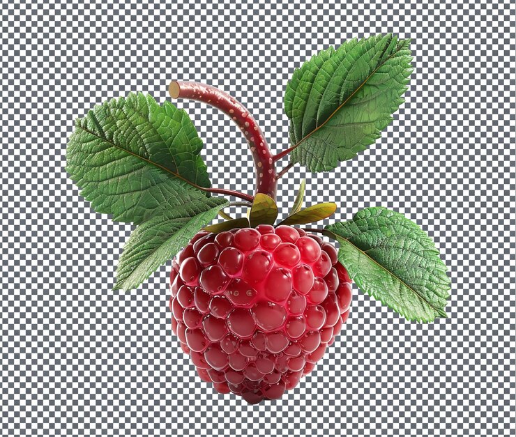PSD natural and fresh space berry isolated on transparent background