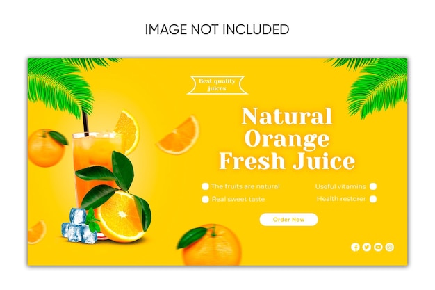 natural juice sale social media post instagram facebook post
