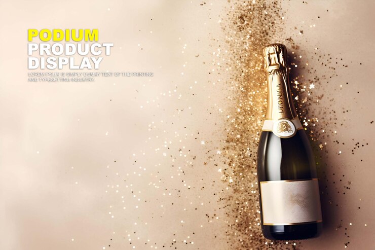 PSD natural podium scene for product display stage display mockup for show product presentation