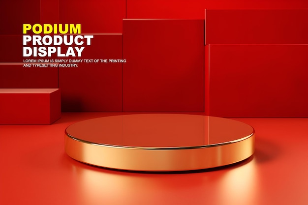 natural scene podium for product display stage display mockup for show product presentation