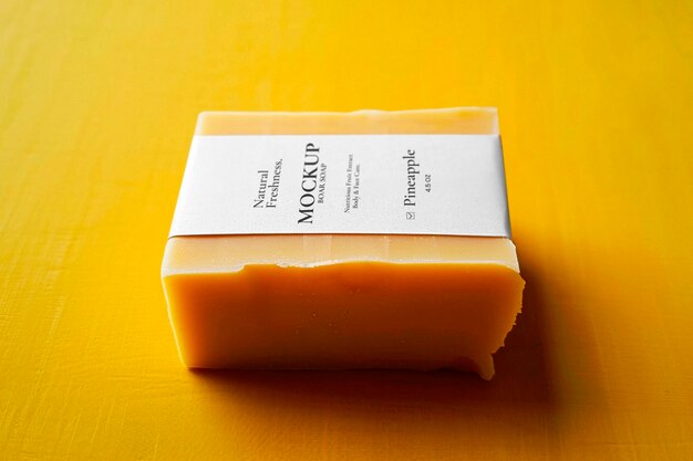 PSD natural soap mockup design