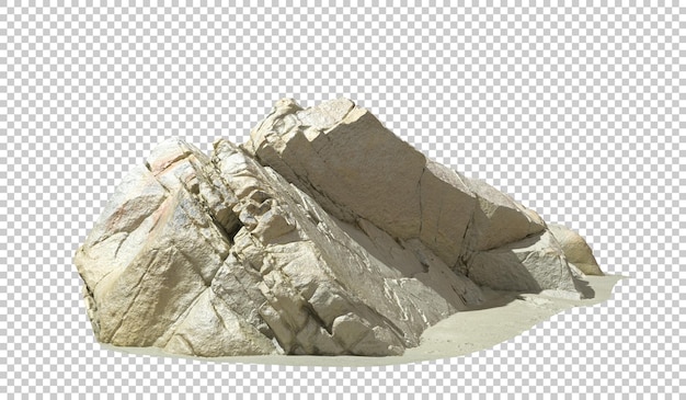 PSD forza naturale rocce coralline ruvide rendering 3d