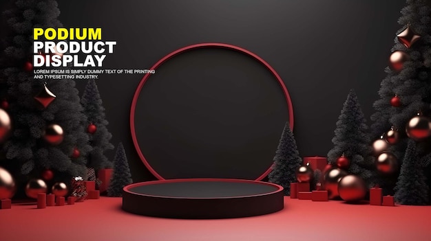 naturalna scena podium do wyświetlania produktu model wyświetlacza sceny do prezentacji produktu wystawy