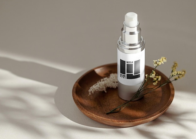 Nature Cosmetic Bottle Mockup