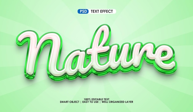 Nature premium text style effect