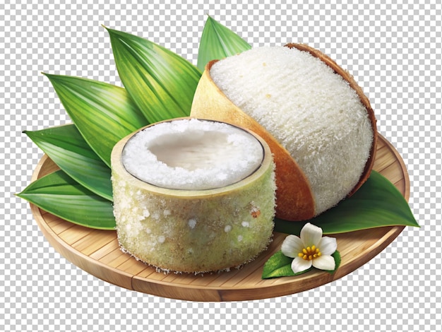 PSD natuurlijke en verse kokosnoot rijst cake
