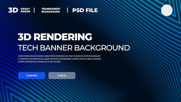 Nauka i technologia abstrakcyjny plakat warstwa banerowa szablon psd