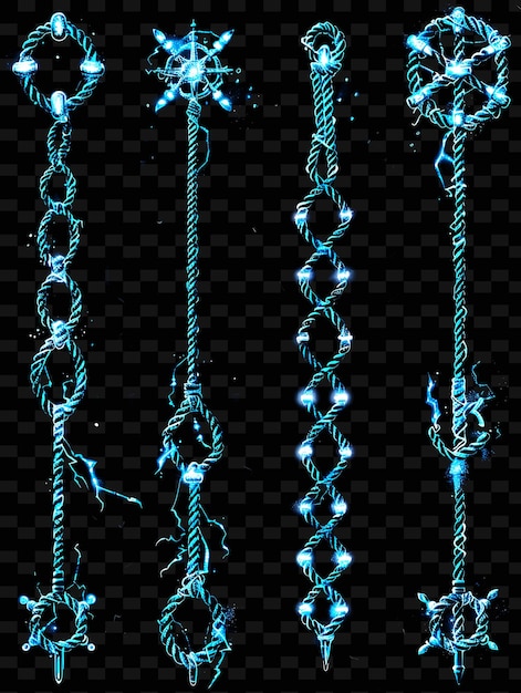 PSD trellis di ispirazione nautica pixel art con modelli di corda fea creative texture y2k neon item designs