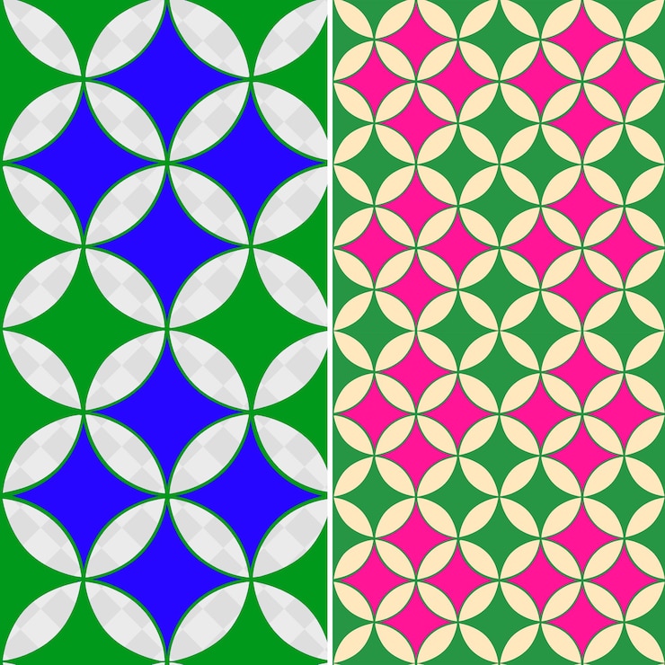 PSD nauticale patronen met geometrische vormen en opgenomen in cir creative abstract geometric vector