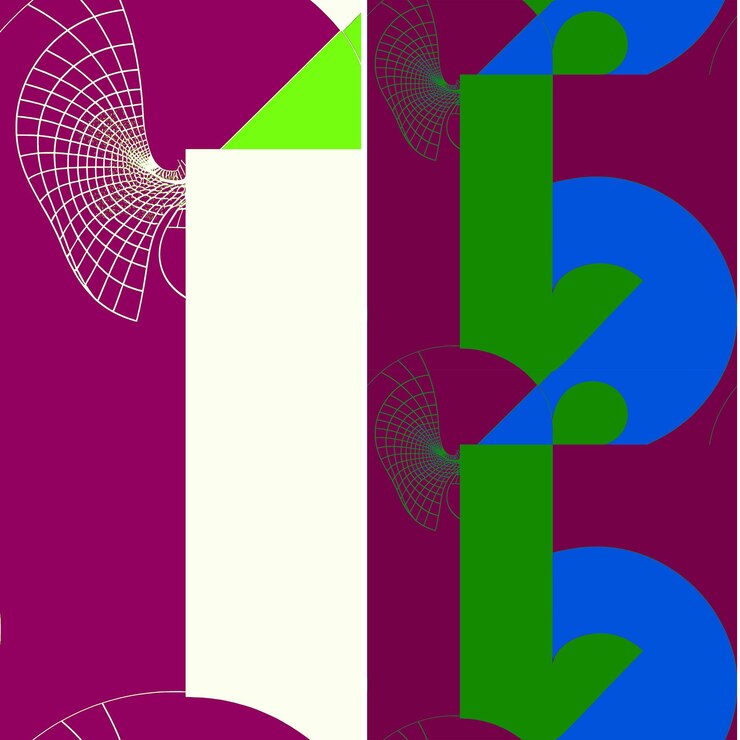 PSD nautilus with spiral silhouette geometric minimal graphic de nature pattern vector designs