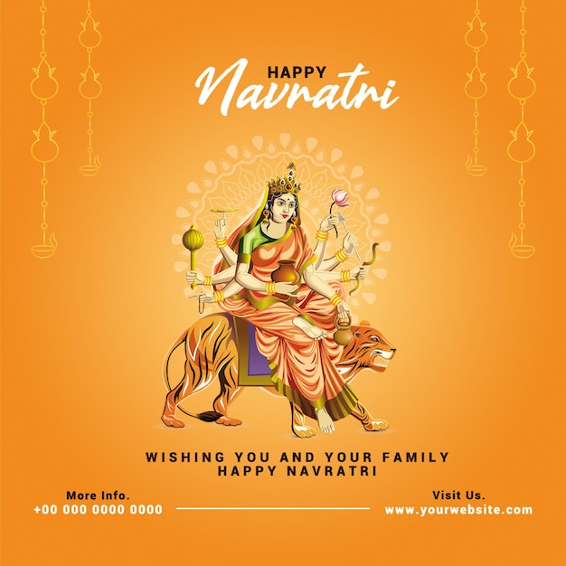 Navratri post op sociale media