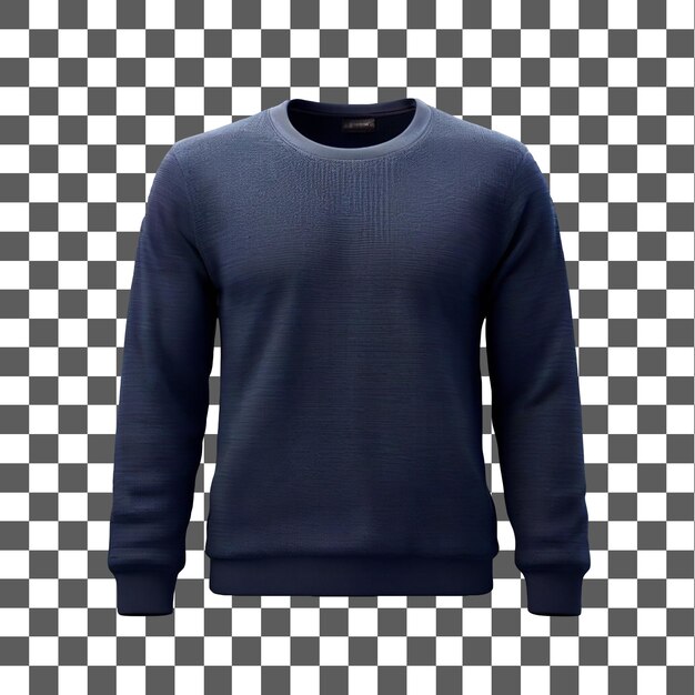 navy front sweater