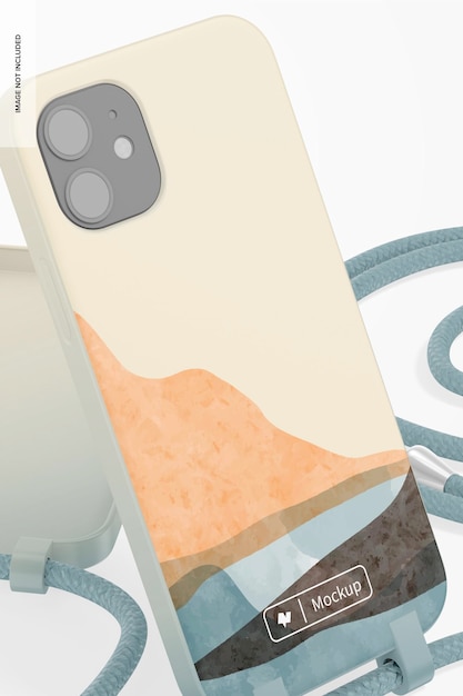 Necklace Case Mockup, Close Up