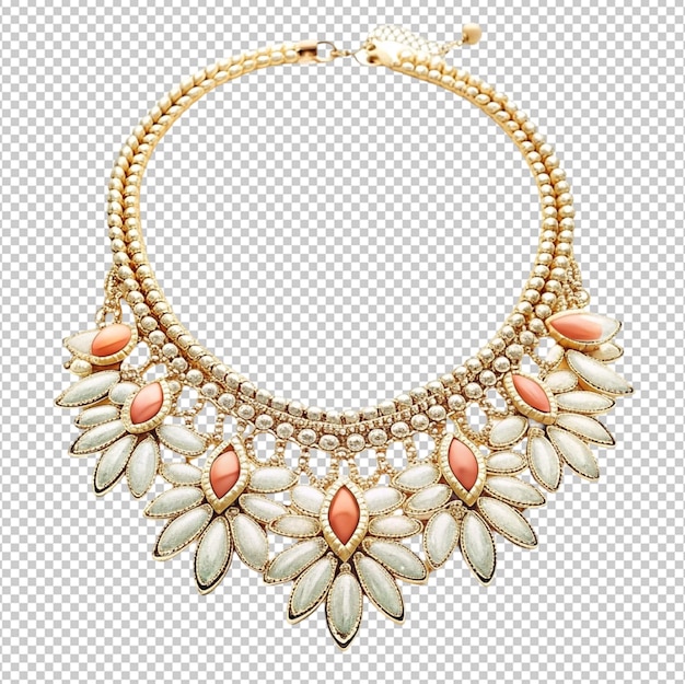 neckless on transparent background