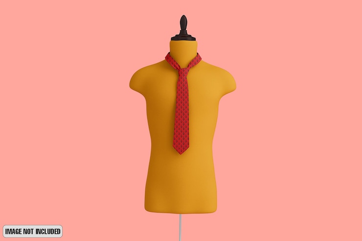 PSD necktie mockup 1