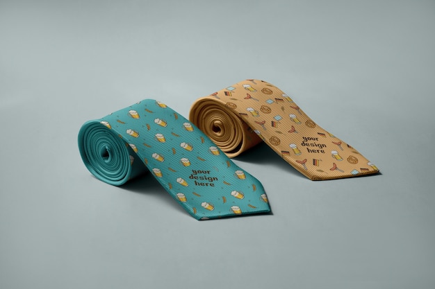 Necktie mockup design