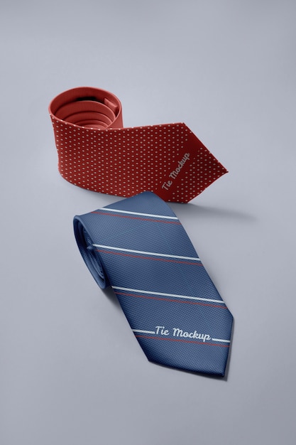 PSD necktie mockup design