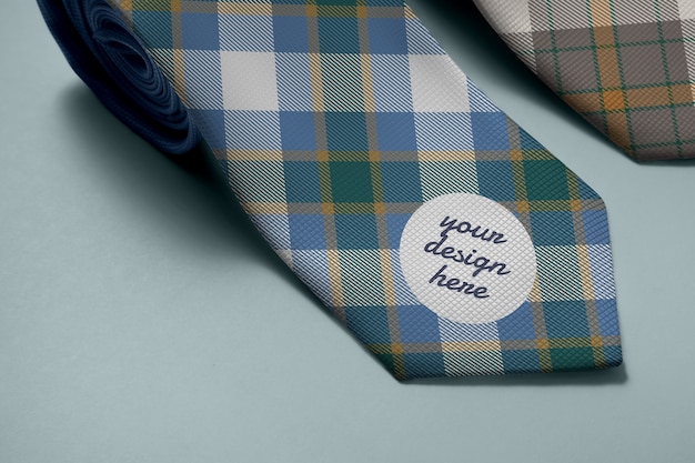 necktie mockup design