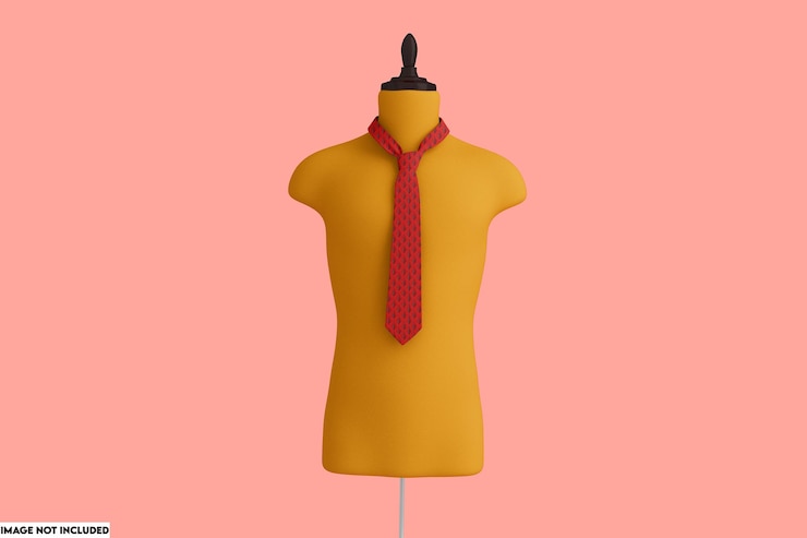 PSD necktie mockup