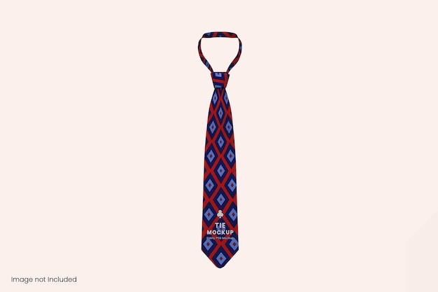 PSD necktie realistic mockup