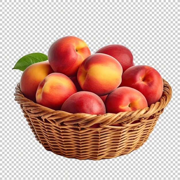 PSD nectarines on psd transparent background excotic fruit vegetables