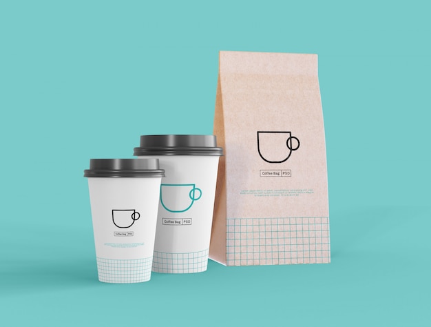 Neem een koffiekop en een papieren zak mee.