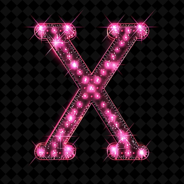 PSD neon alphabet and numbers png collection glowing typography design element voor moderne grafische kunst