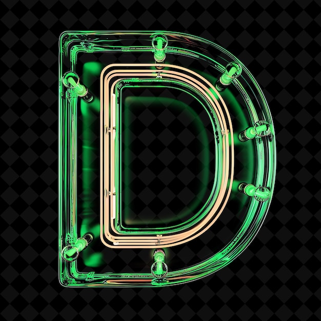 PSD neon alphabet and numbers png collection glowing typography design element voor moderne grafische kunst