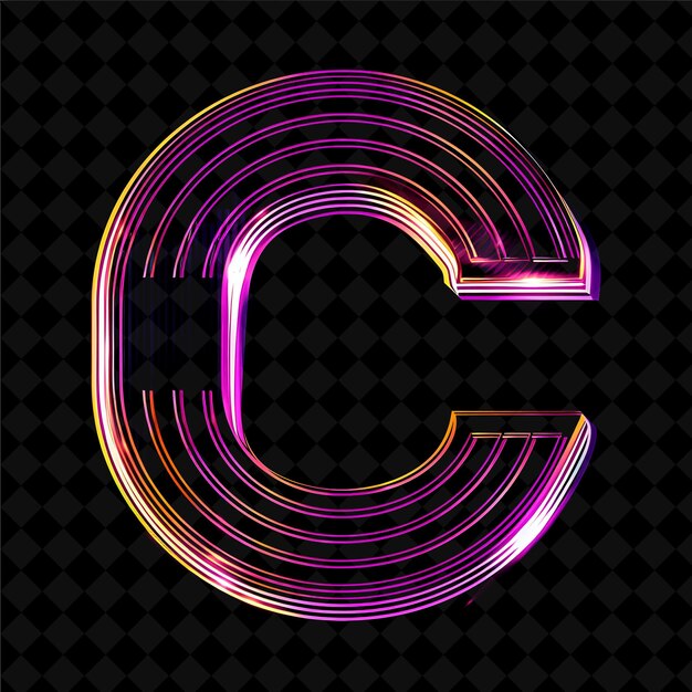 Neon Alphabet And Numbers Png Collection światła Typografia Element Projektowania Dla Nowoczesnej Sztuki Graficznej