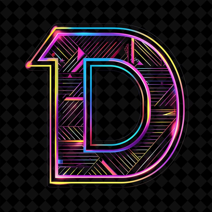 PSD neon alphabet and numbers png collection światła typografia element projektowania dla nowoczesnej sztuki graficznej