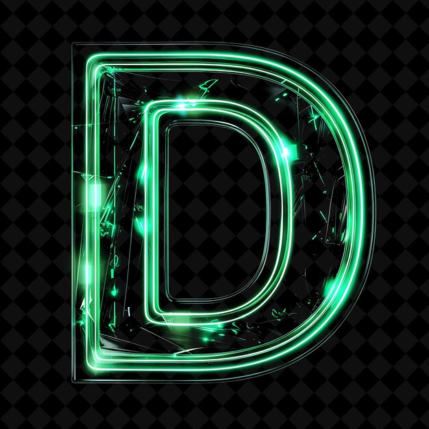 Neon alphabet and numbers png collection glowing typography design element for modern graphic art