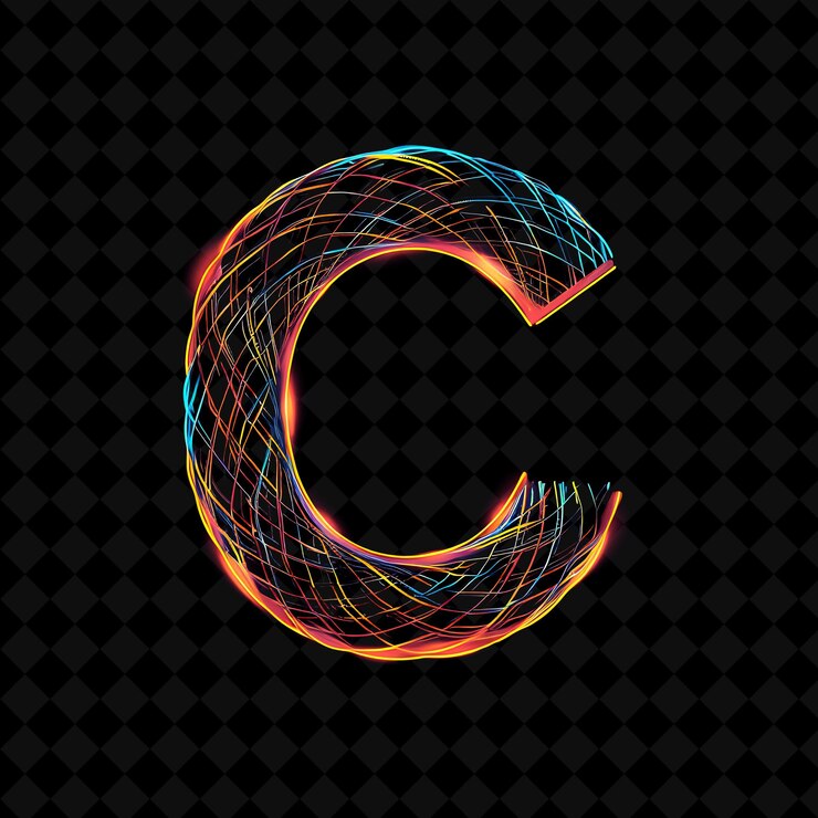 PSD neon alphabet and numbers png collection glowing typography design element for modern graphic art
