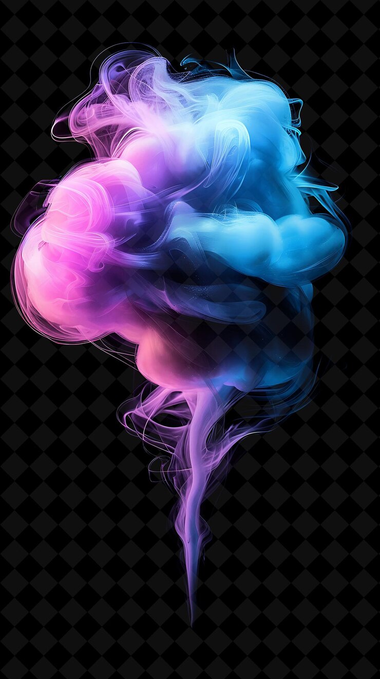PSD неоновые хлопковые конфеты, созданные с помощью wispy cotton candy swirls eth neon color food drink y2k collection