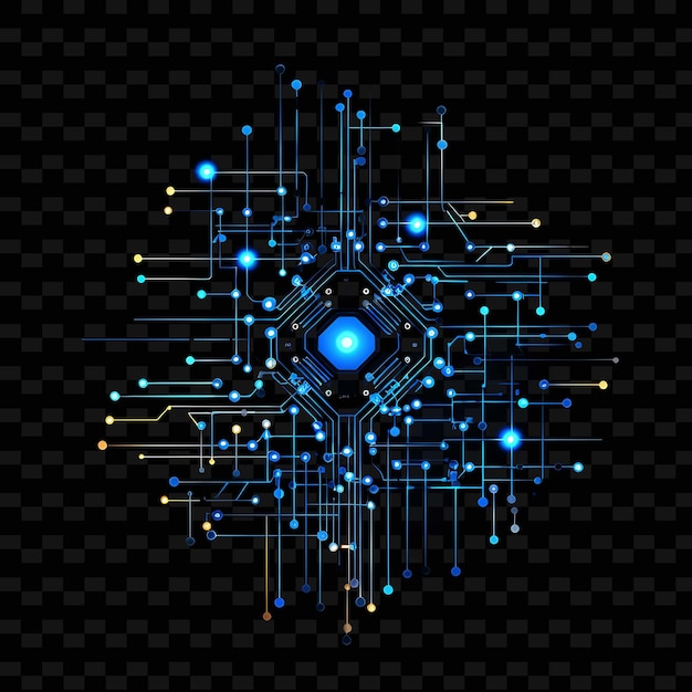 PSD neon cybernetica cybernetische lijnen technologische implantaten dig png y2k vormen transparant licht arts