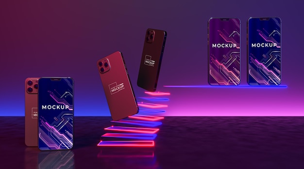 Neon device concept mock-up