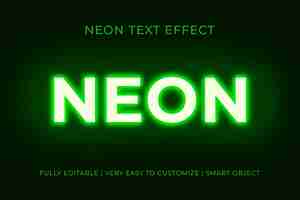 PSD neon effect for neon text effect for edible text neon style effect logo