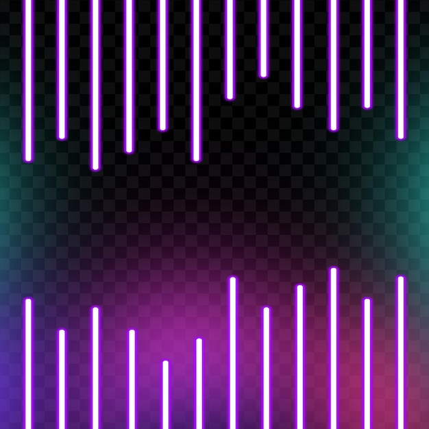 neon glowing lines