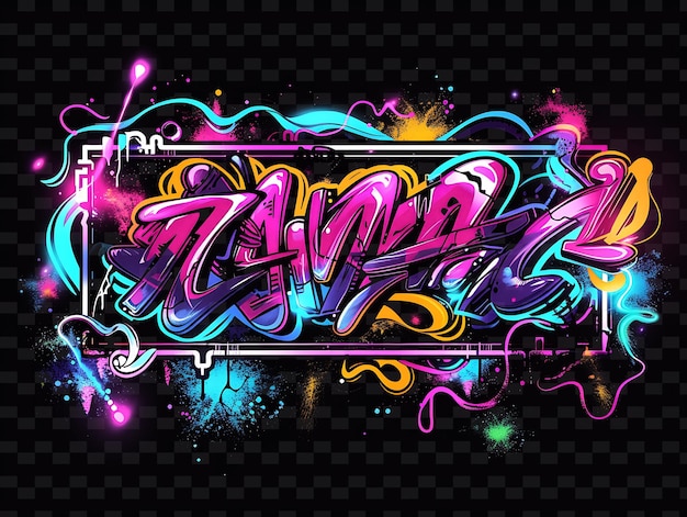 Neon Graffiti Signboard Z Graffiti Style Board Urban Fr Y2k Shape Creative Signboard Decor