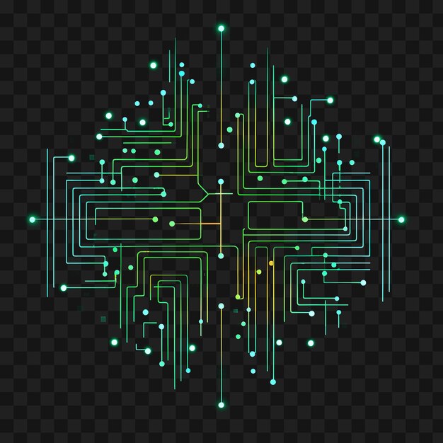 Neon line разрабатывает графику и прозрачность для потрясающих визуальных эффектов clipart isolated 4096px