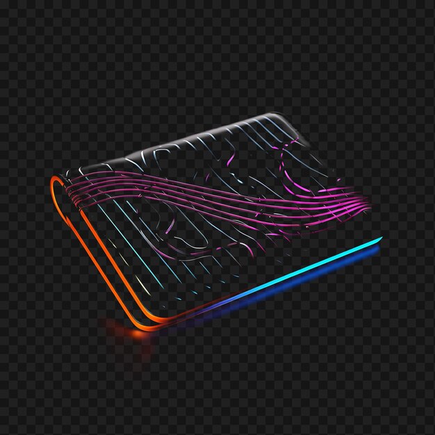 Neon line designs graphics and transparent for stunning visual art effects clipart isolated 4096px